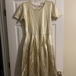 Shimmering Gold Dress